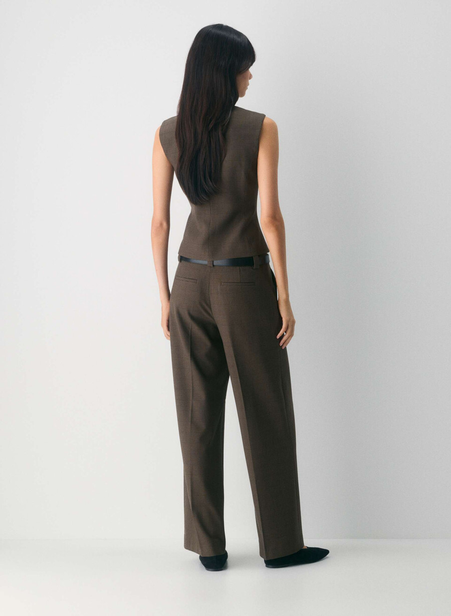 seville bukse - twill merle chk cl tph ch