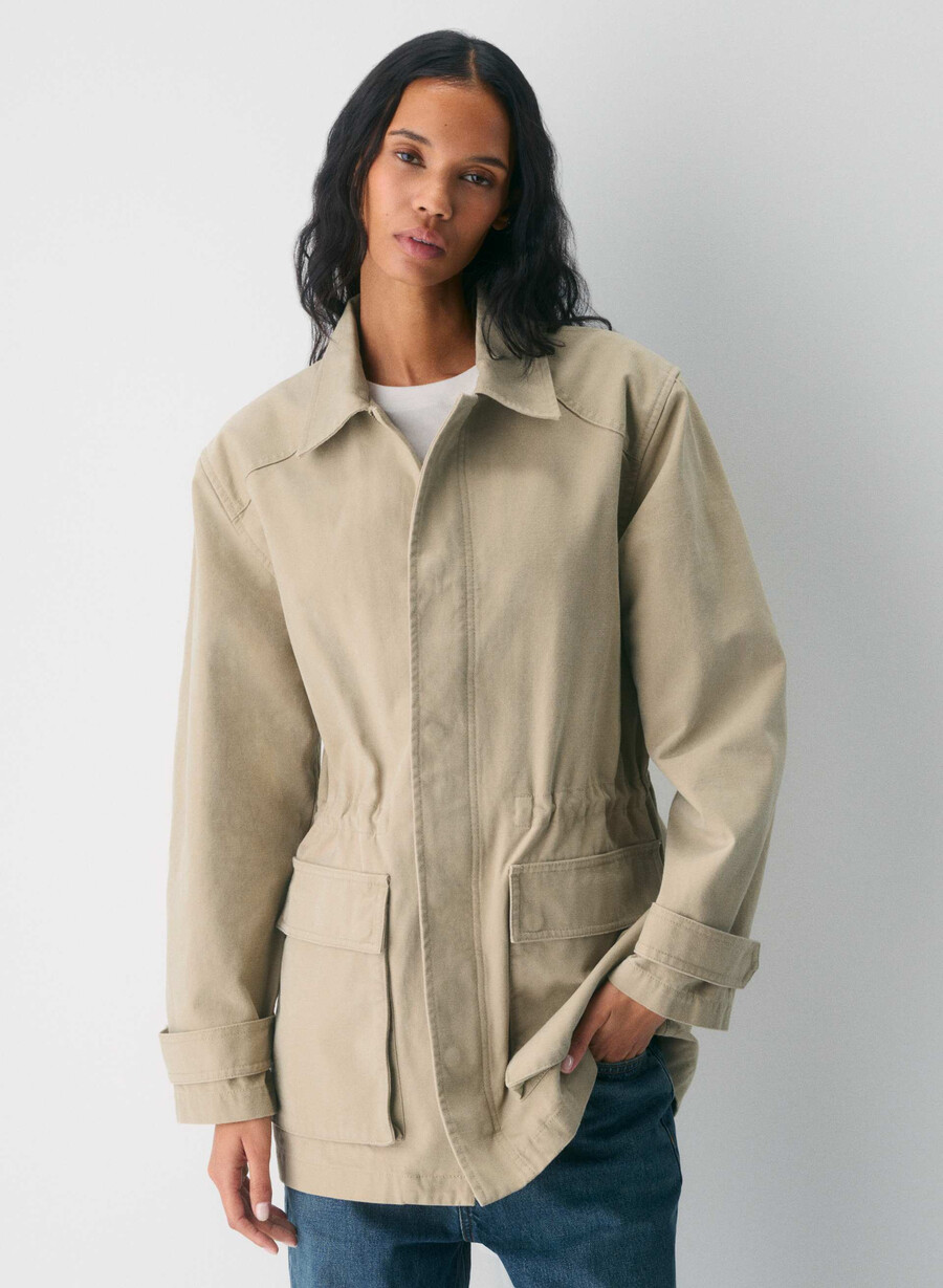 jasper feltjakke tan khaki