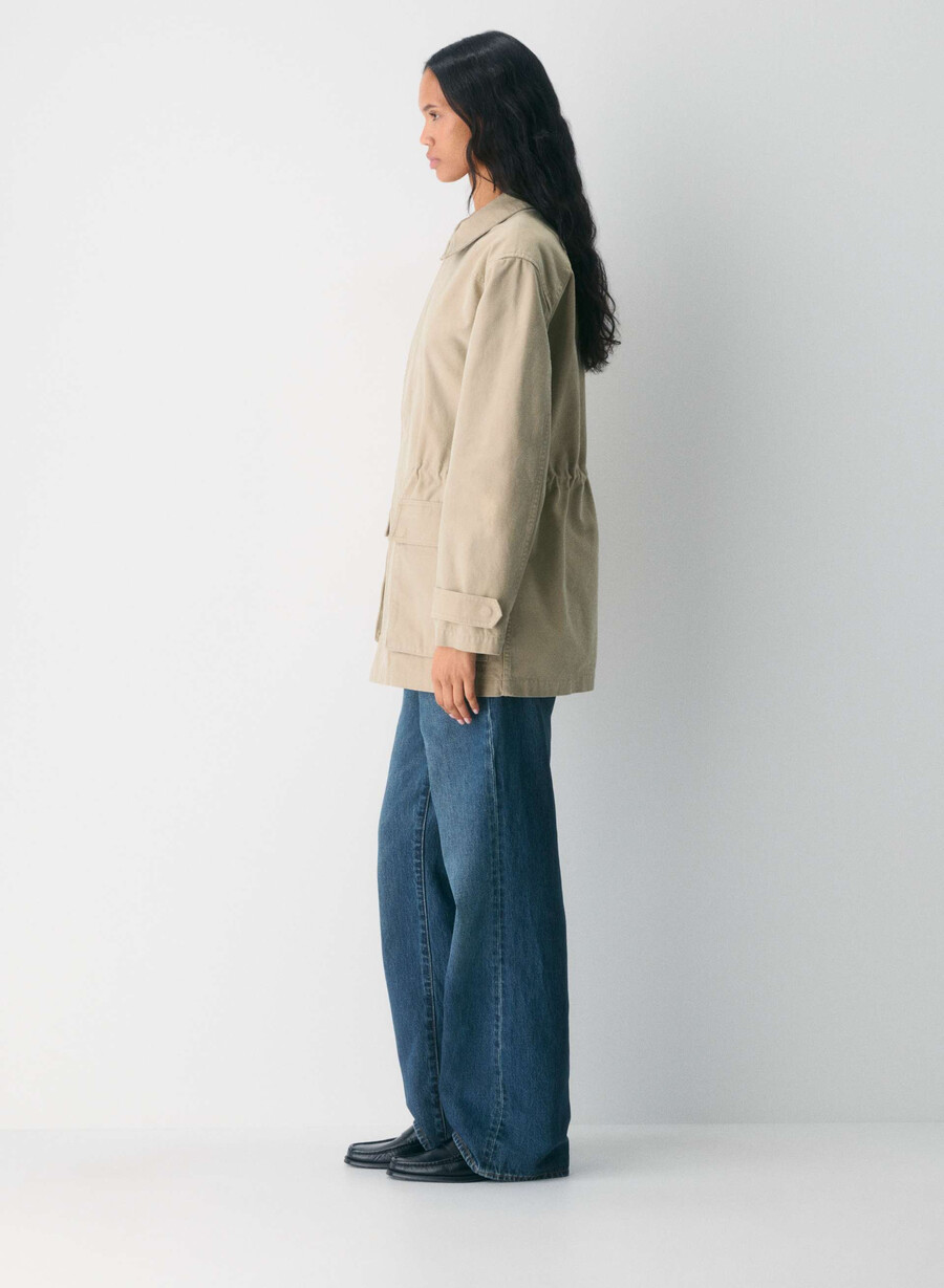 jasper feltjakke tan khaki