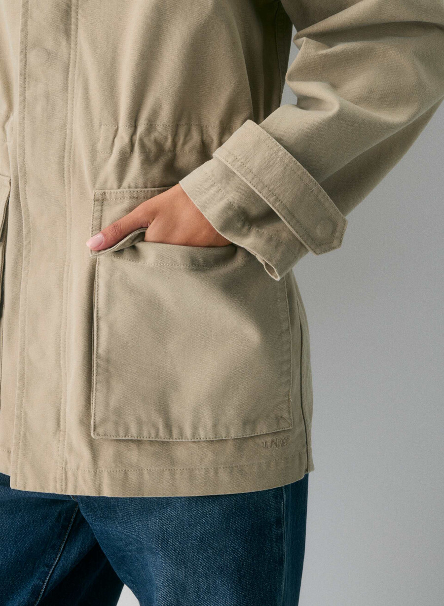 jasper feltjakke tan khaki