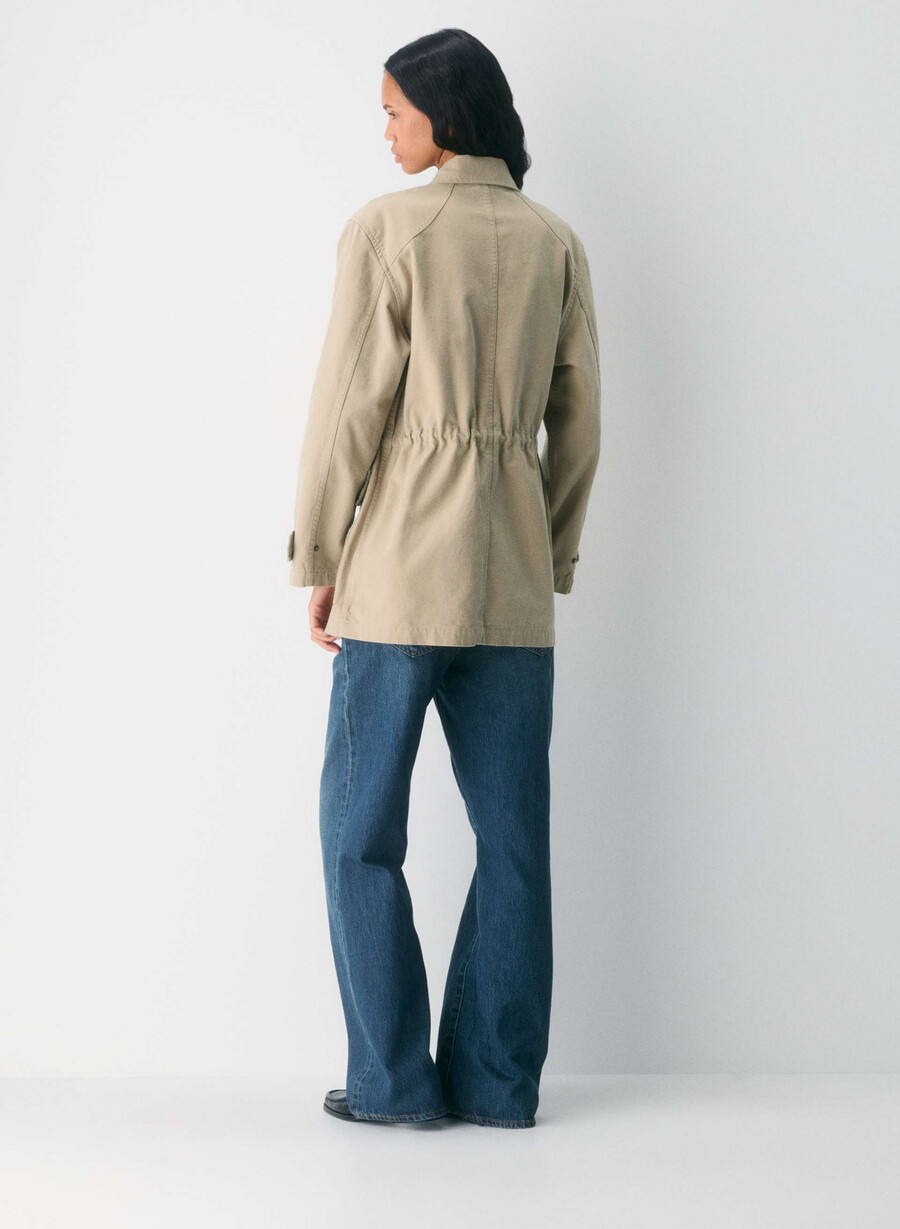 jasper feltjakke tan khaki