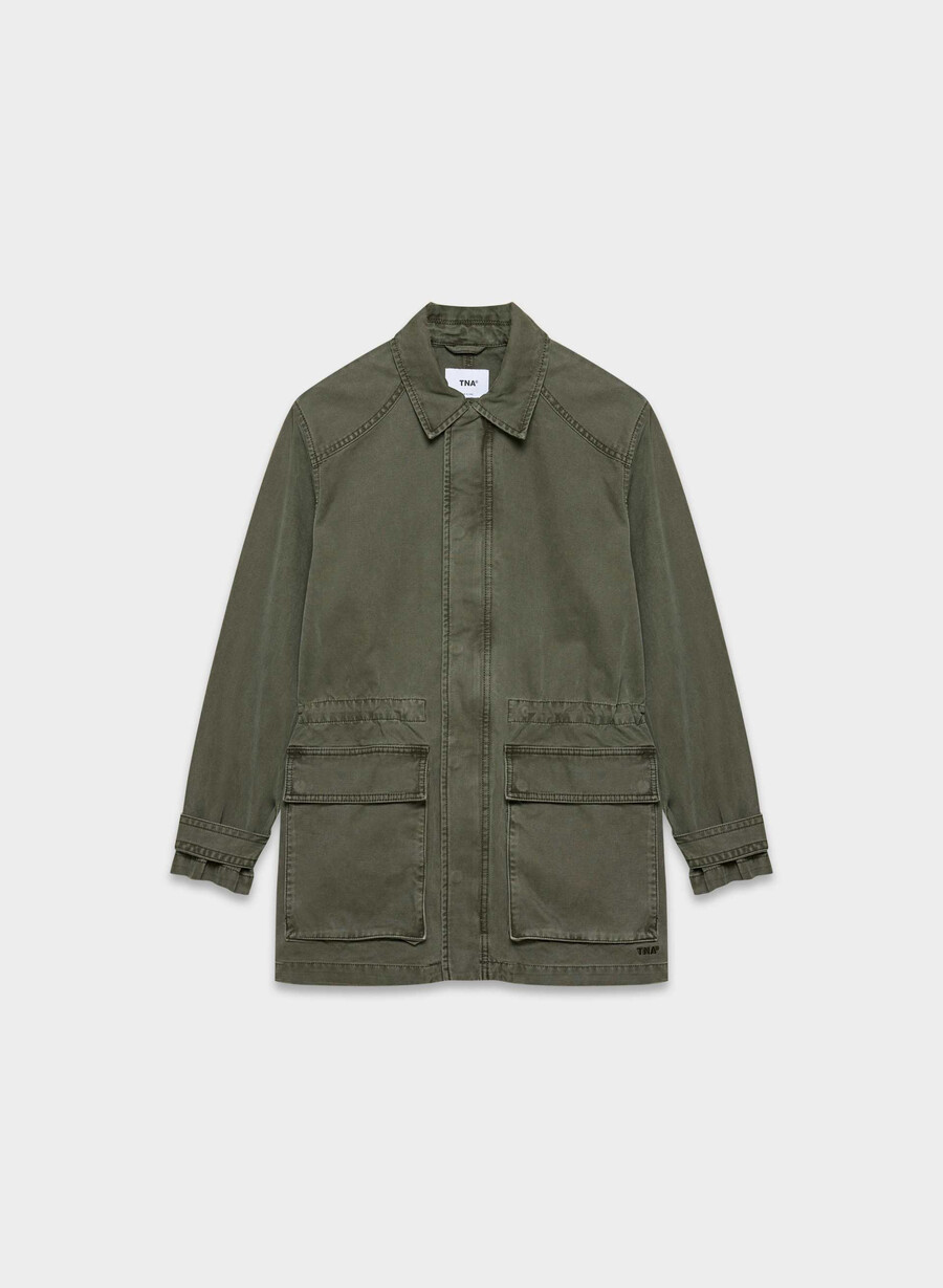 jasper feltjakke vintage mØrk oliven