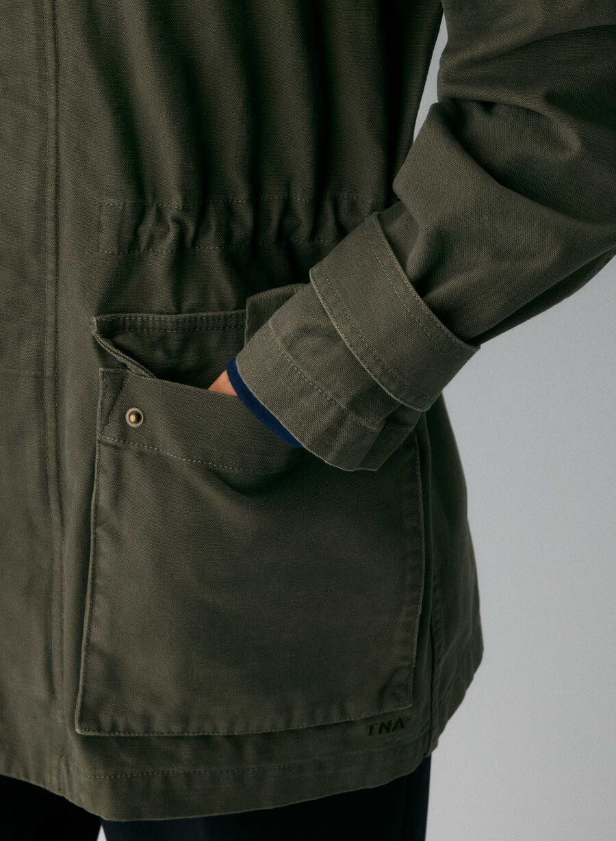 jasper feltjakke vintage tan khaki