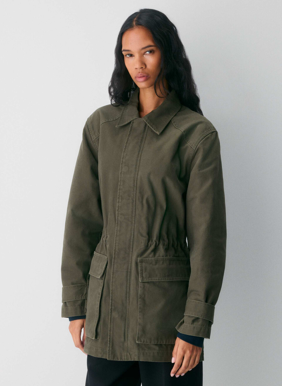 jasper feltjakke vintage tan khaki