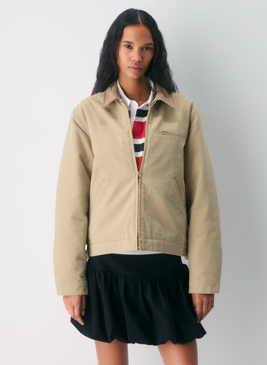 barkley hip workwear jakke tan khaki