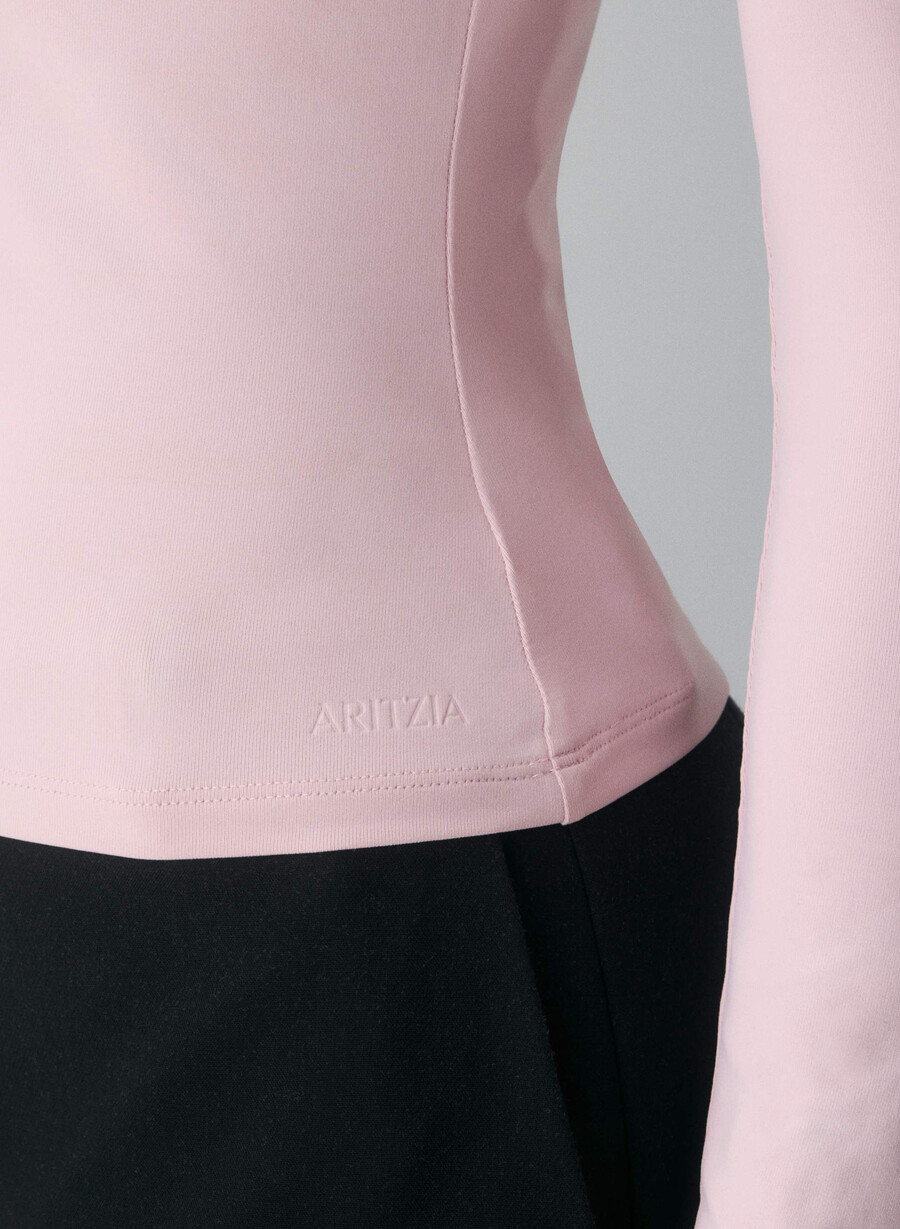 original contour lyric mockneck støvet rosa
