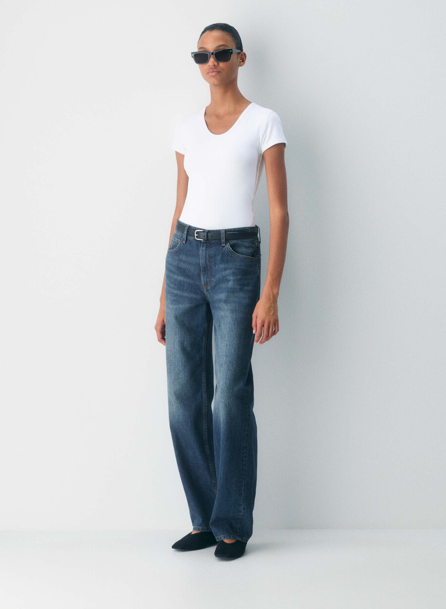 original contour sophomore t-skjorte i hvitt