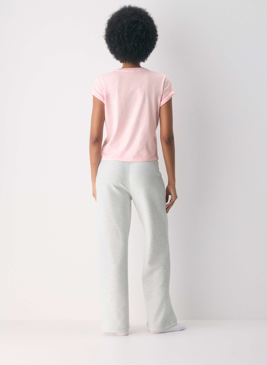 wafflex marks pant heather cloud white