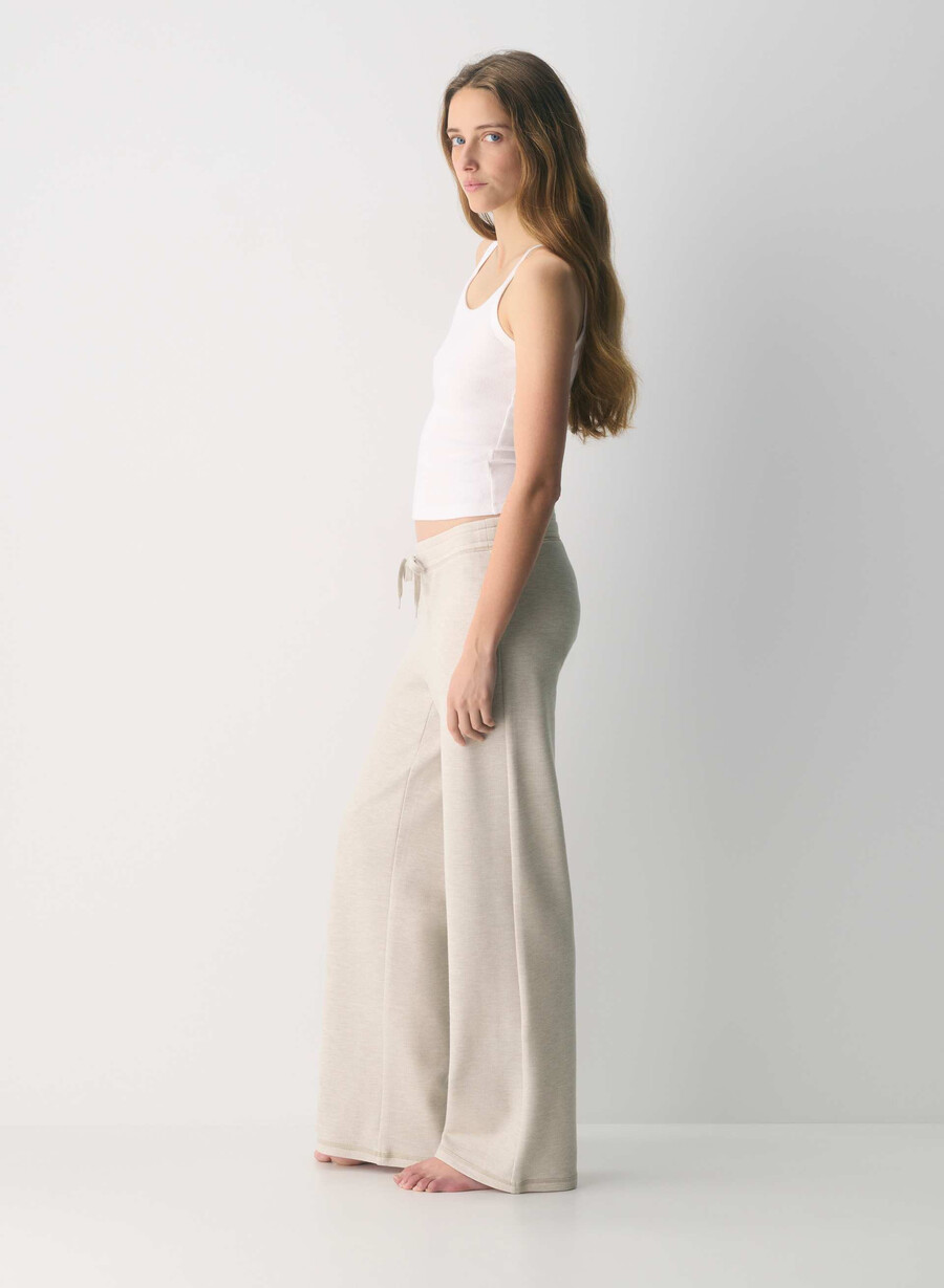 wafflex marks pant heather ecru