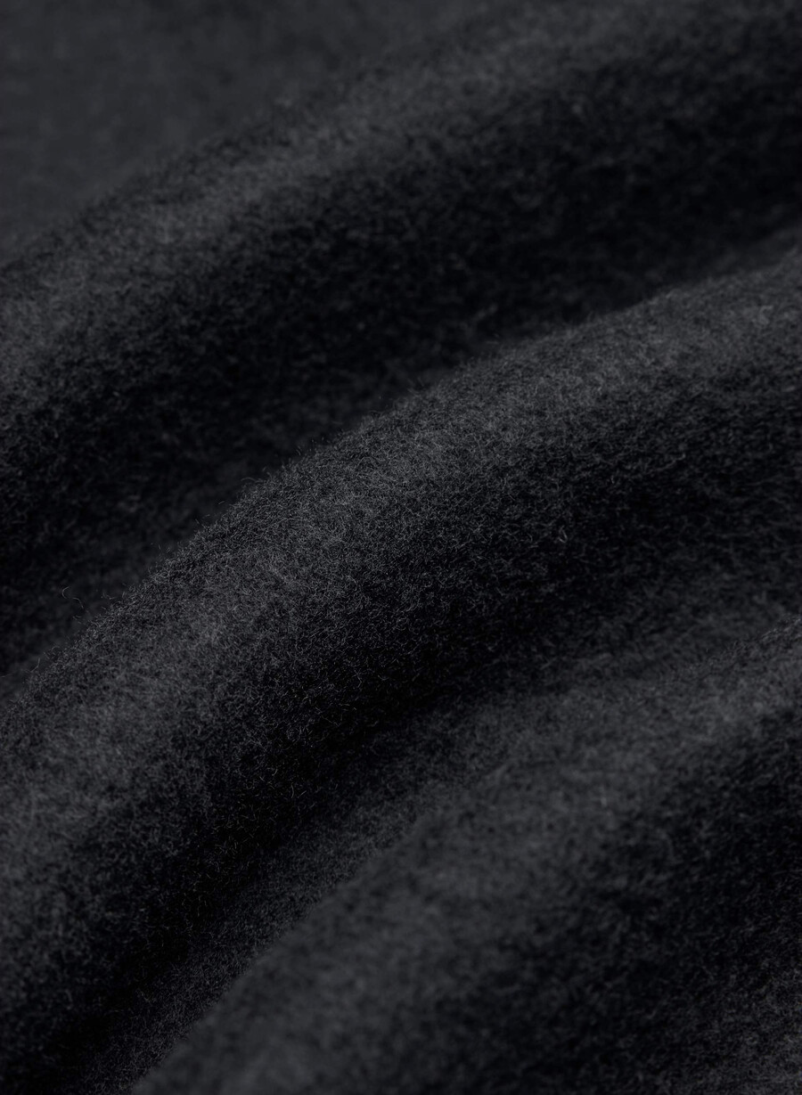 koselig fleece mega-hettegenser svart