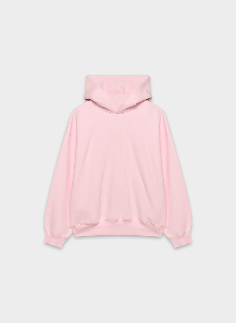 koselig fleece mega-hettegenser villa rosa