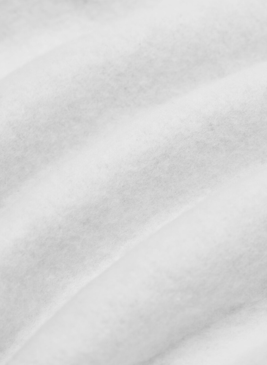 koselig fleece mega-hettegenser i melange krom