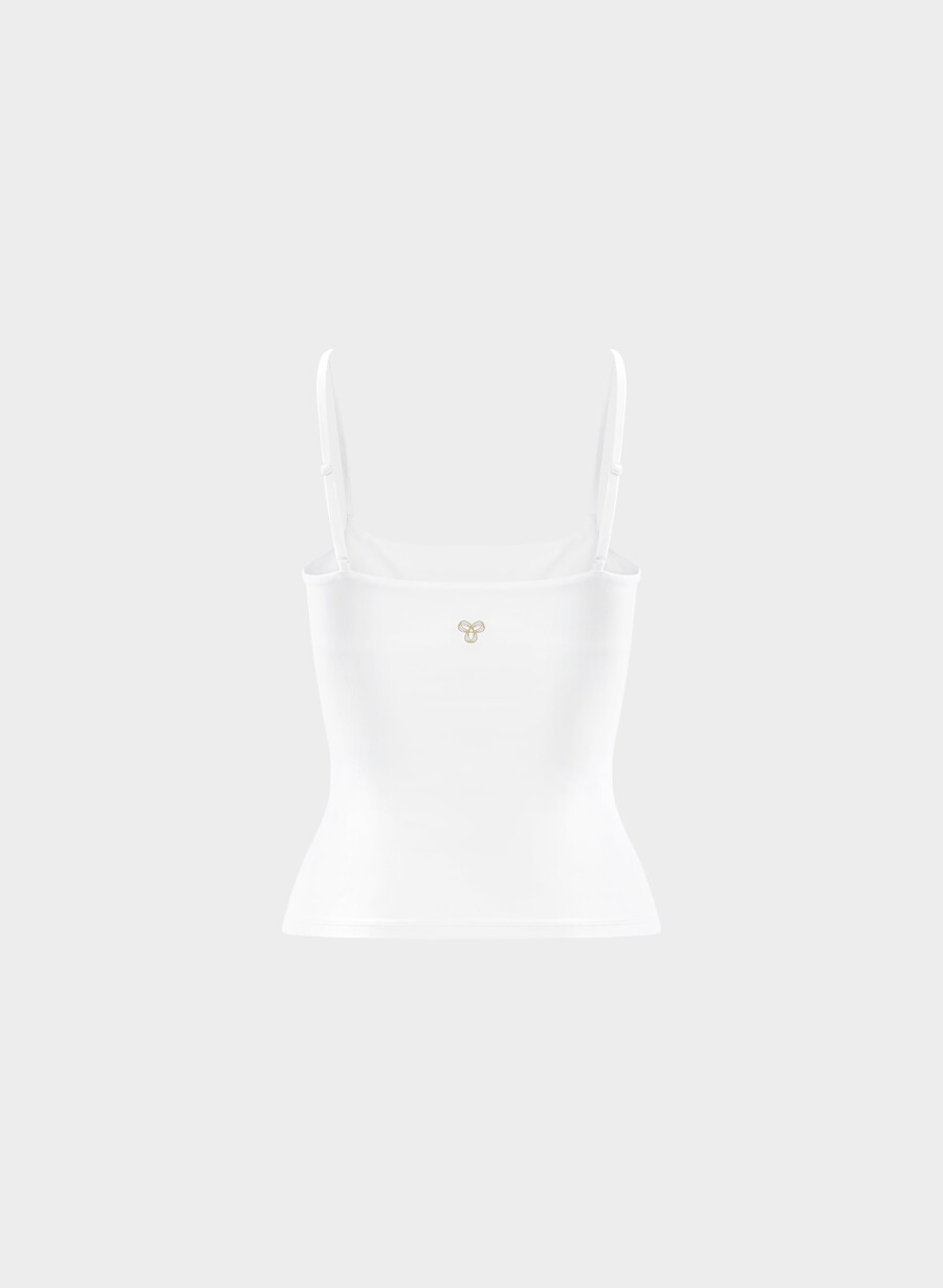 butter agility sports tanktop i hvitt