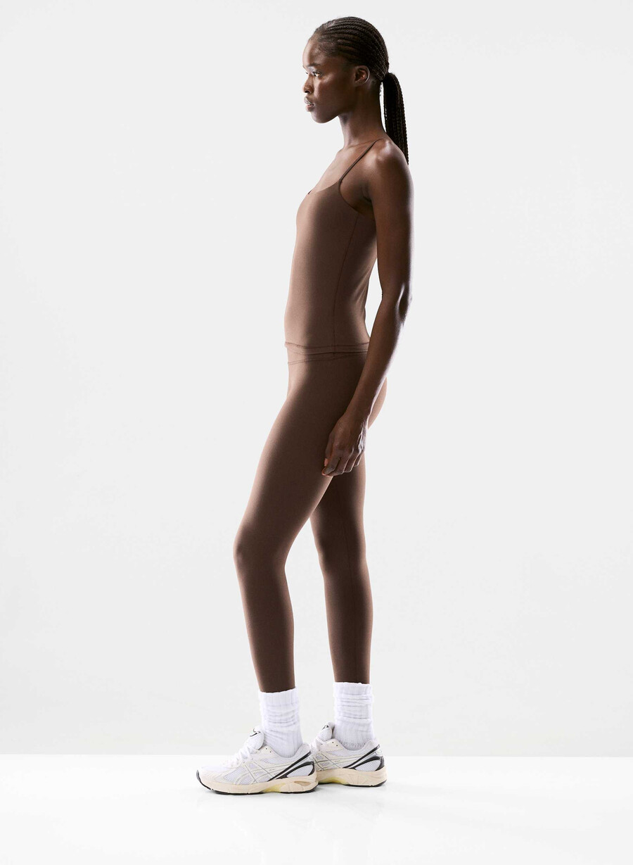 butter agility sports tanktop rich mocha brun