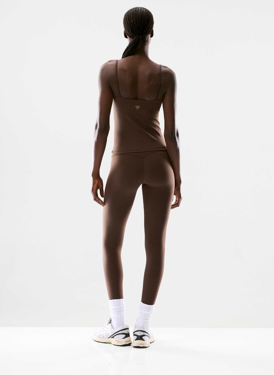 butter agility sports tanktop rich mocha brun
