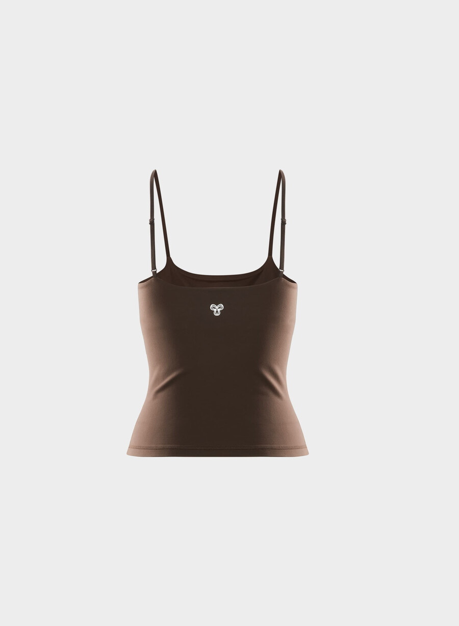 butter agility sports tanktop rich mocha brun