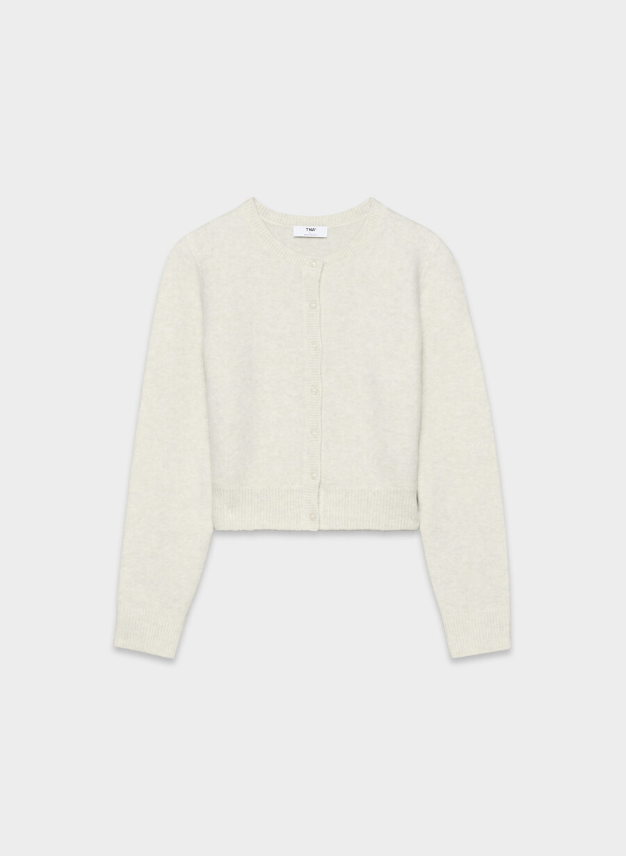 nexus cardigan heather birch