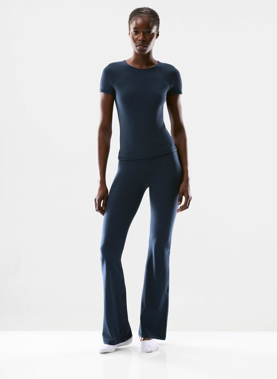 butter cheeky infinite hi flare 32 leggings admiral