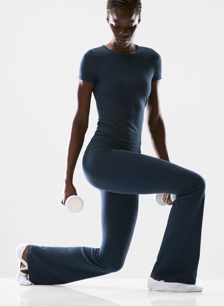 butter cheeky infinite hi flare 32 leggings admiral
