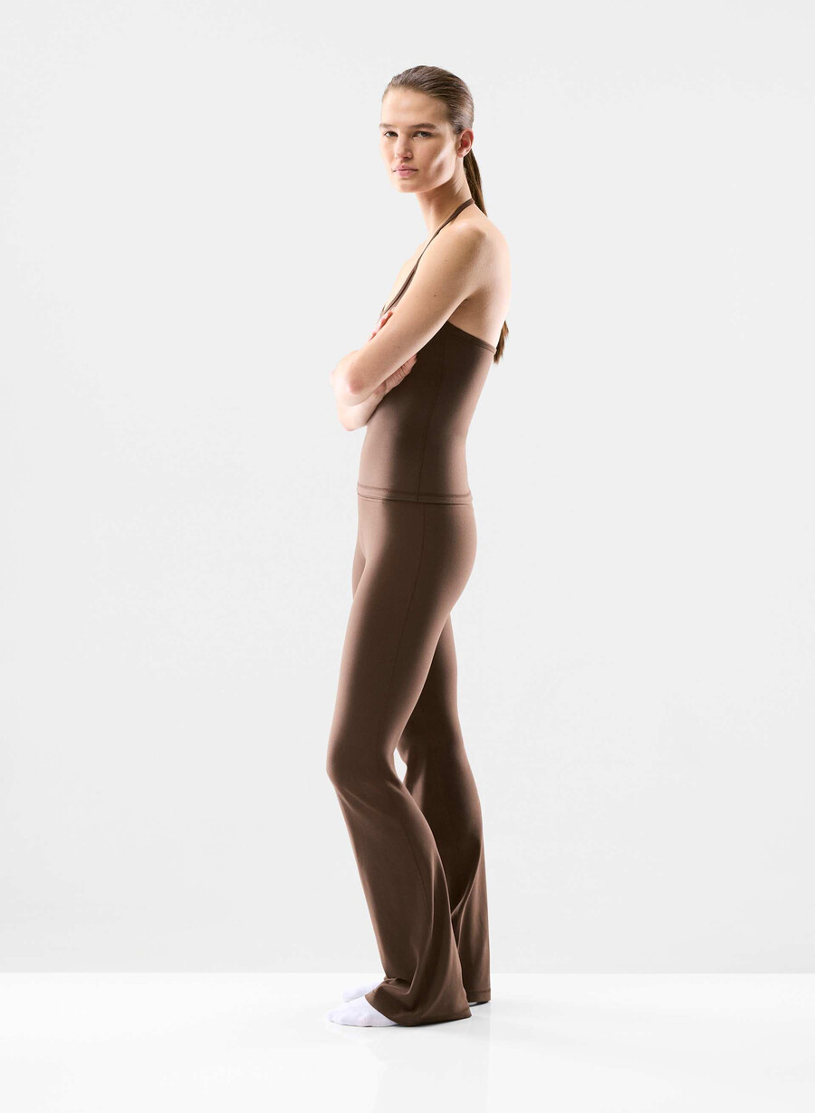 butter cheeky infinite hi flare 32 leggings mokkabrun