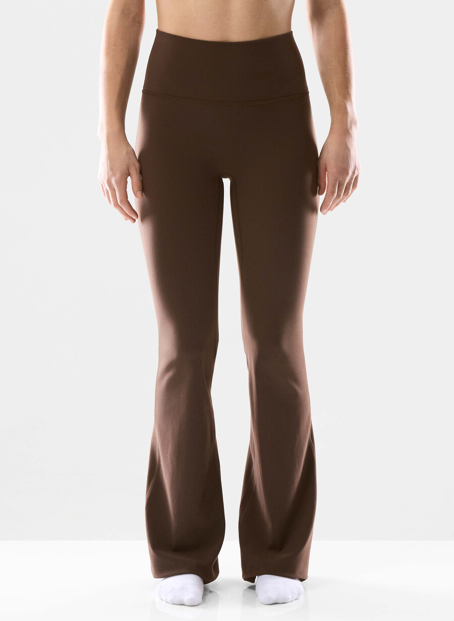 butter cheeky infinite hi flare 32 leggings mokkabrun
