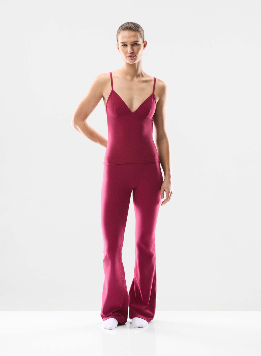 butter cheeky infinite hi flare 32 leggings juicy rose