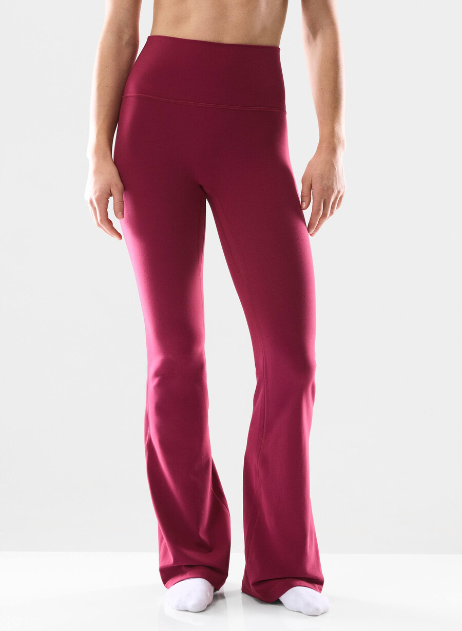 butter cheeky infinite hi flare 32 leggings juicy rose