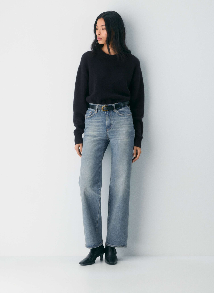 denim forum remy høyt skate brede jeans vintage medium blå