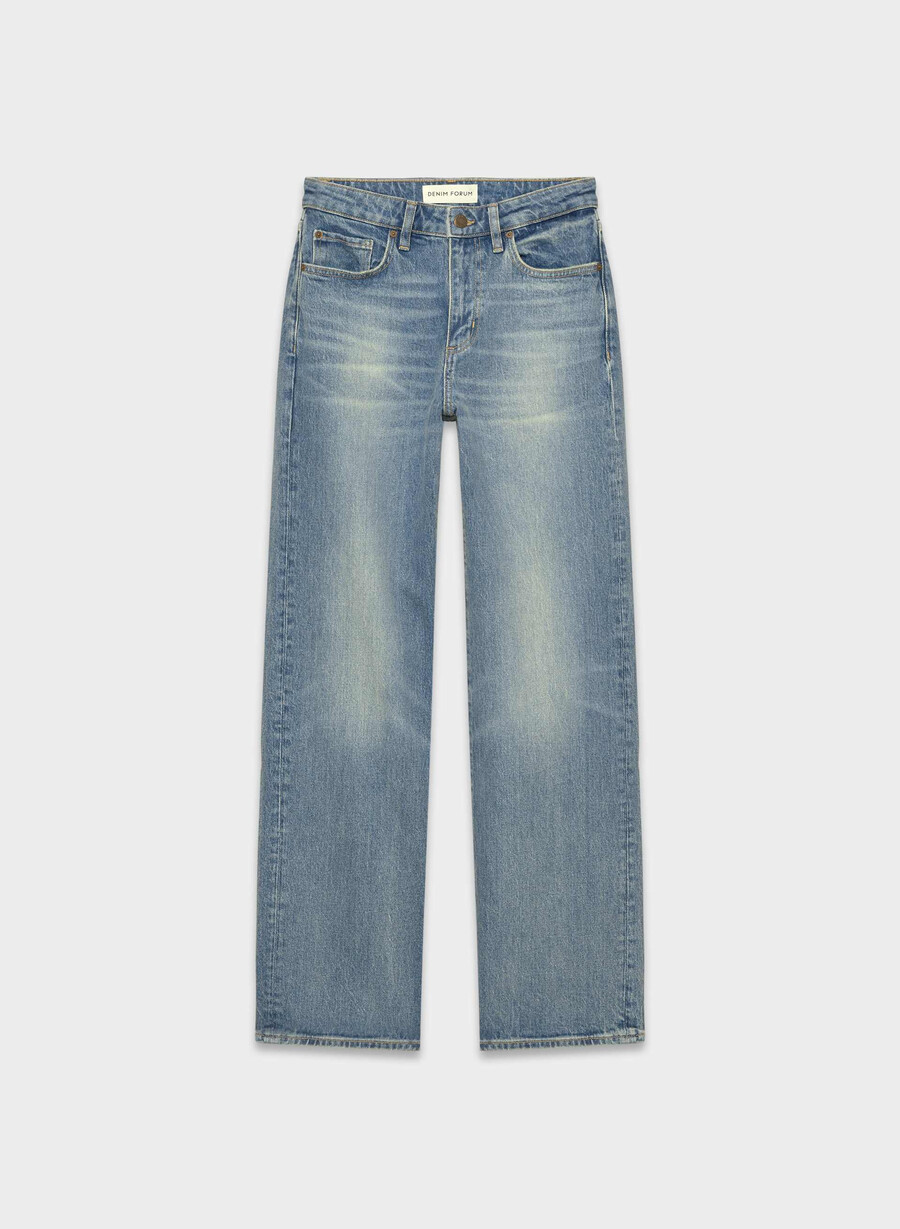 denim forum remy høyt skate brede jeans vintage medium blå