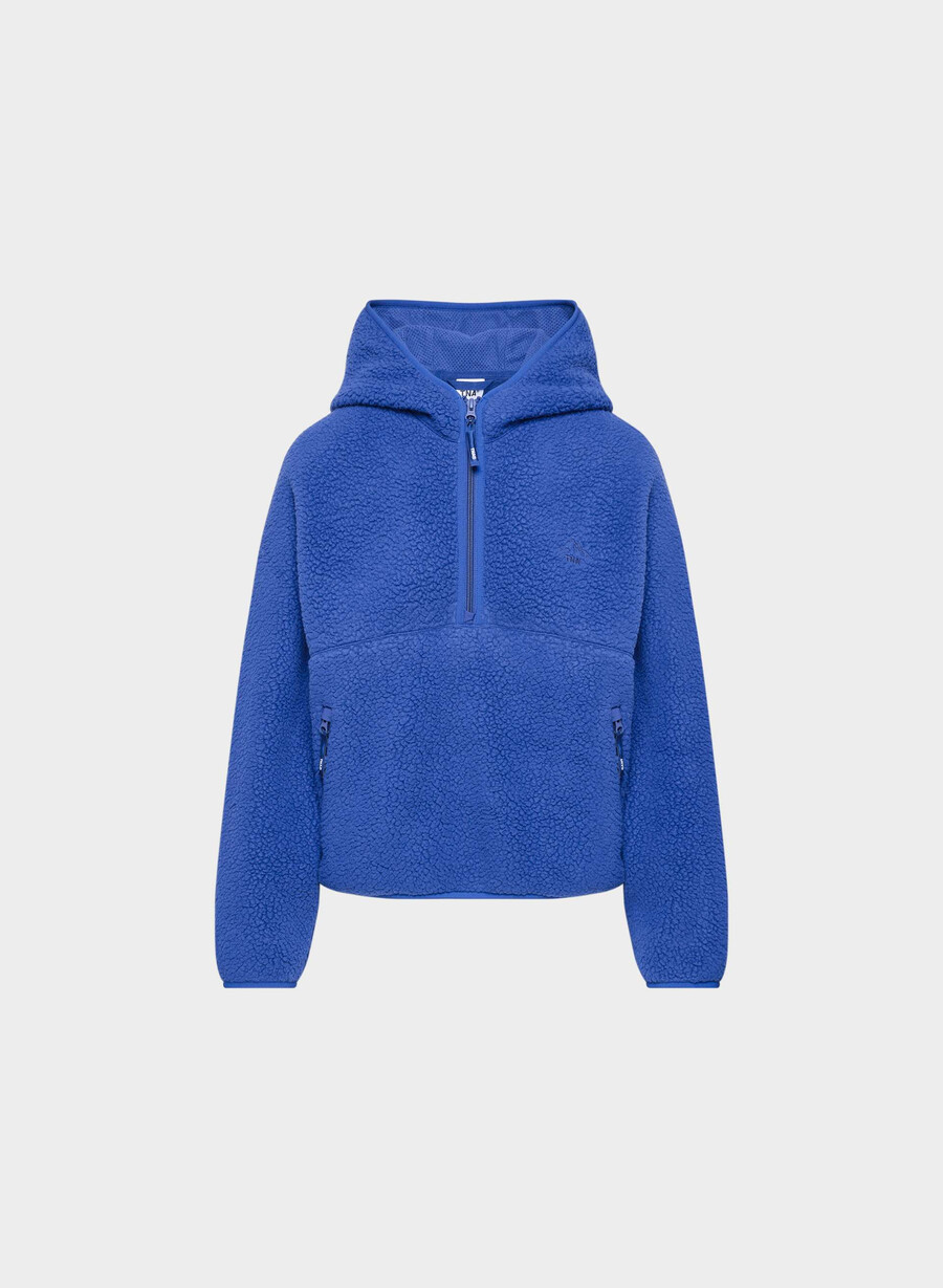polartec thermal pro hettegenser med halv glidelås og høy hofte jazz blÅ
