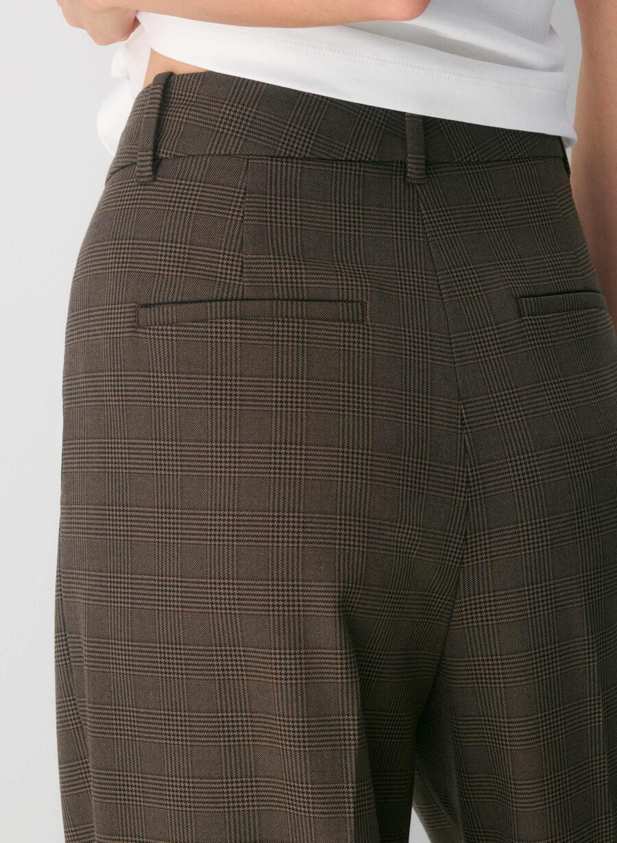 the effortless pant - twill svart stripe dk nt nvyg