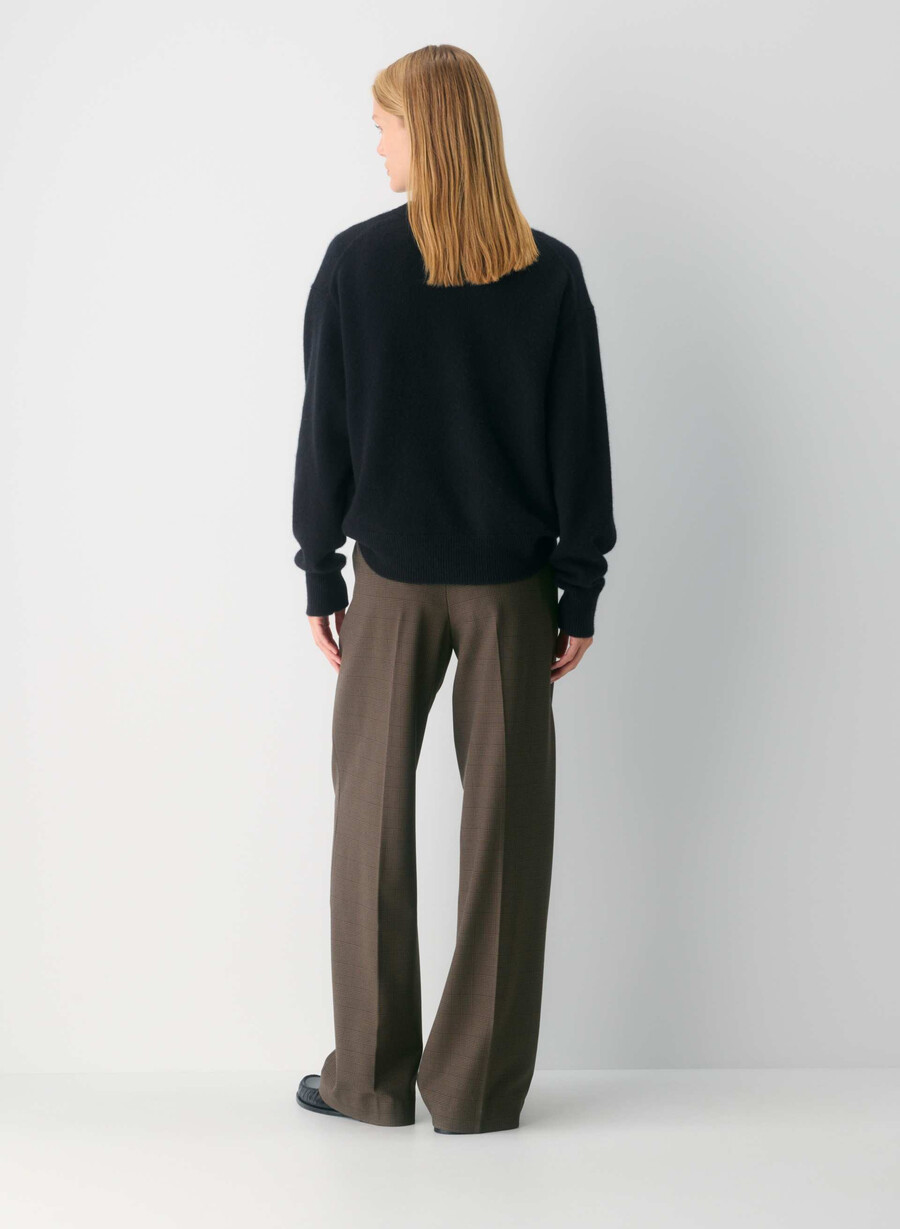 the effortless pant – twill merle chk cl tph ch