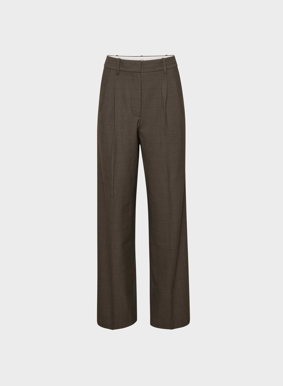 the effortless pant – twill merle chk cl tph ch