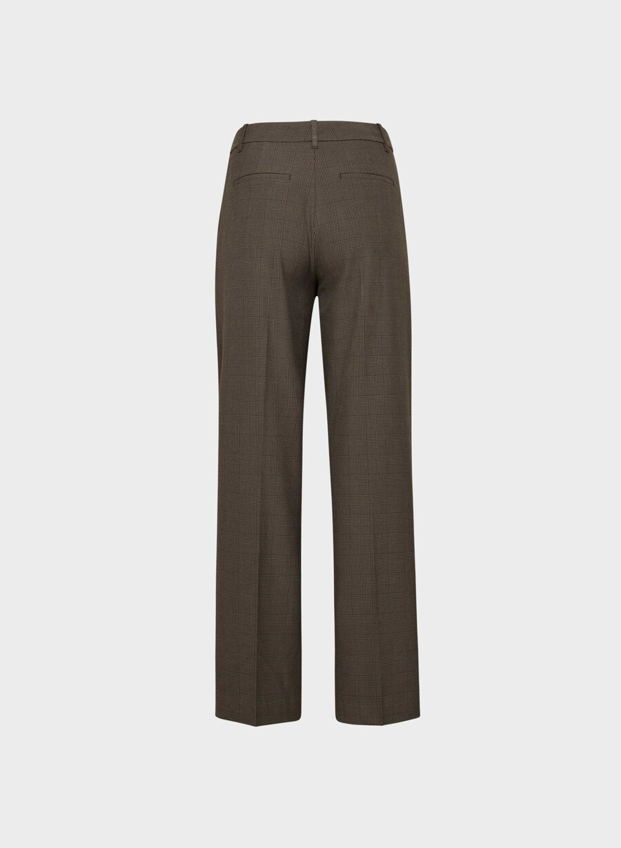 the effortless pant – twill merle chk cl tph ch