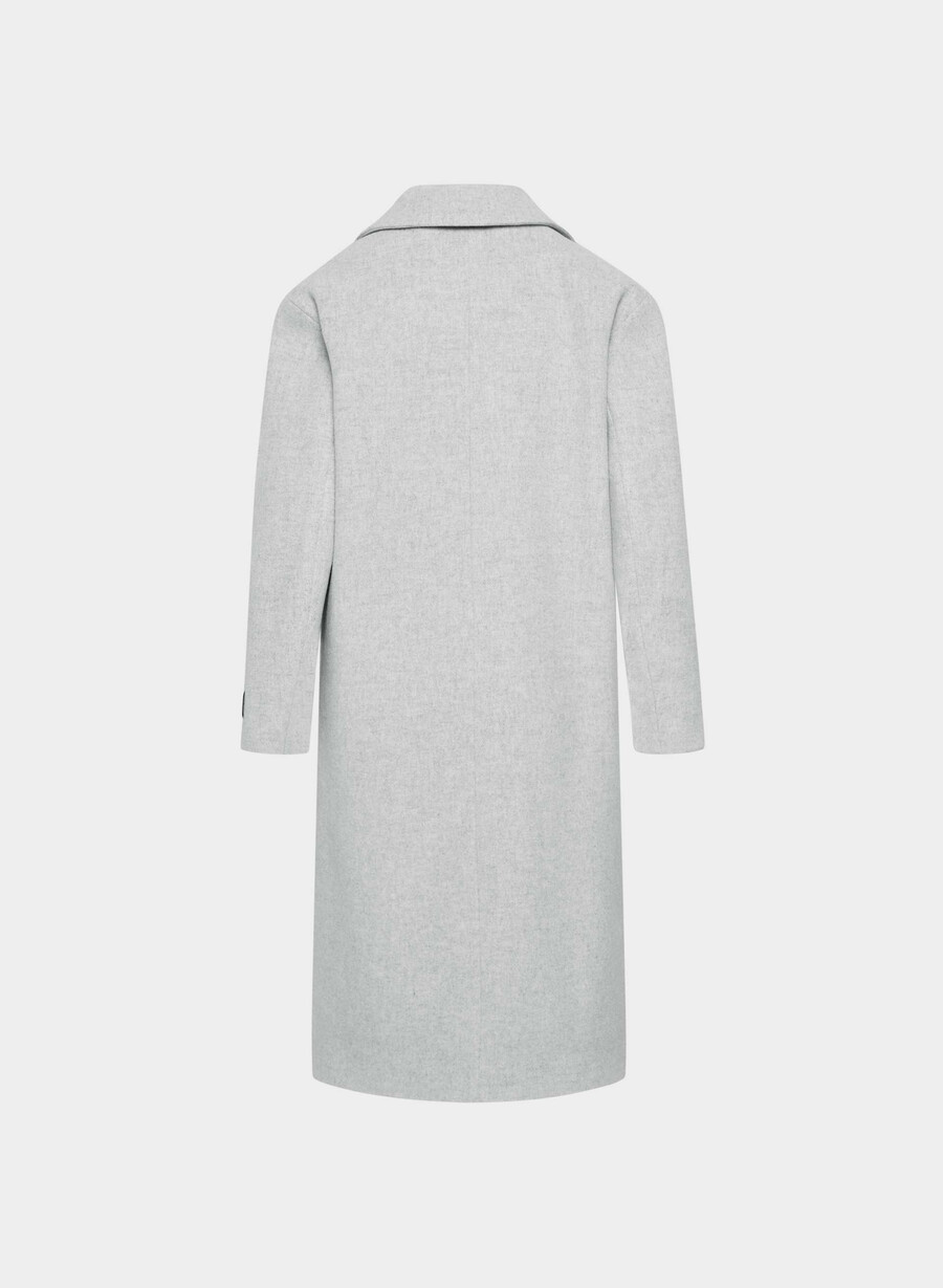 the only coat - myk ullkasjmir lys grÅ melang