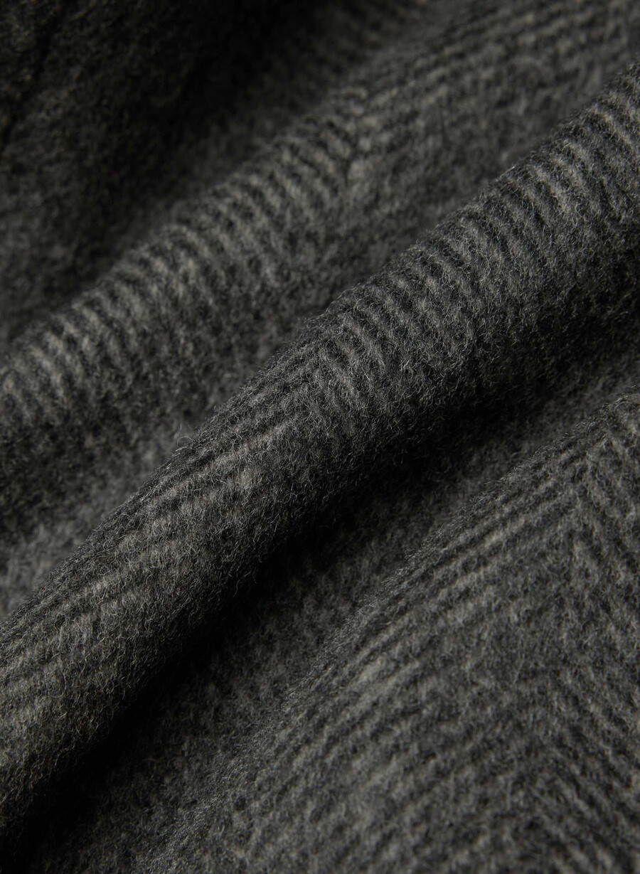 the slouch dobbeltsidig kåpe - luksuriøs rewool kent hrgbn h chlhb
