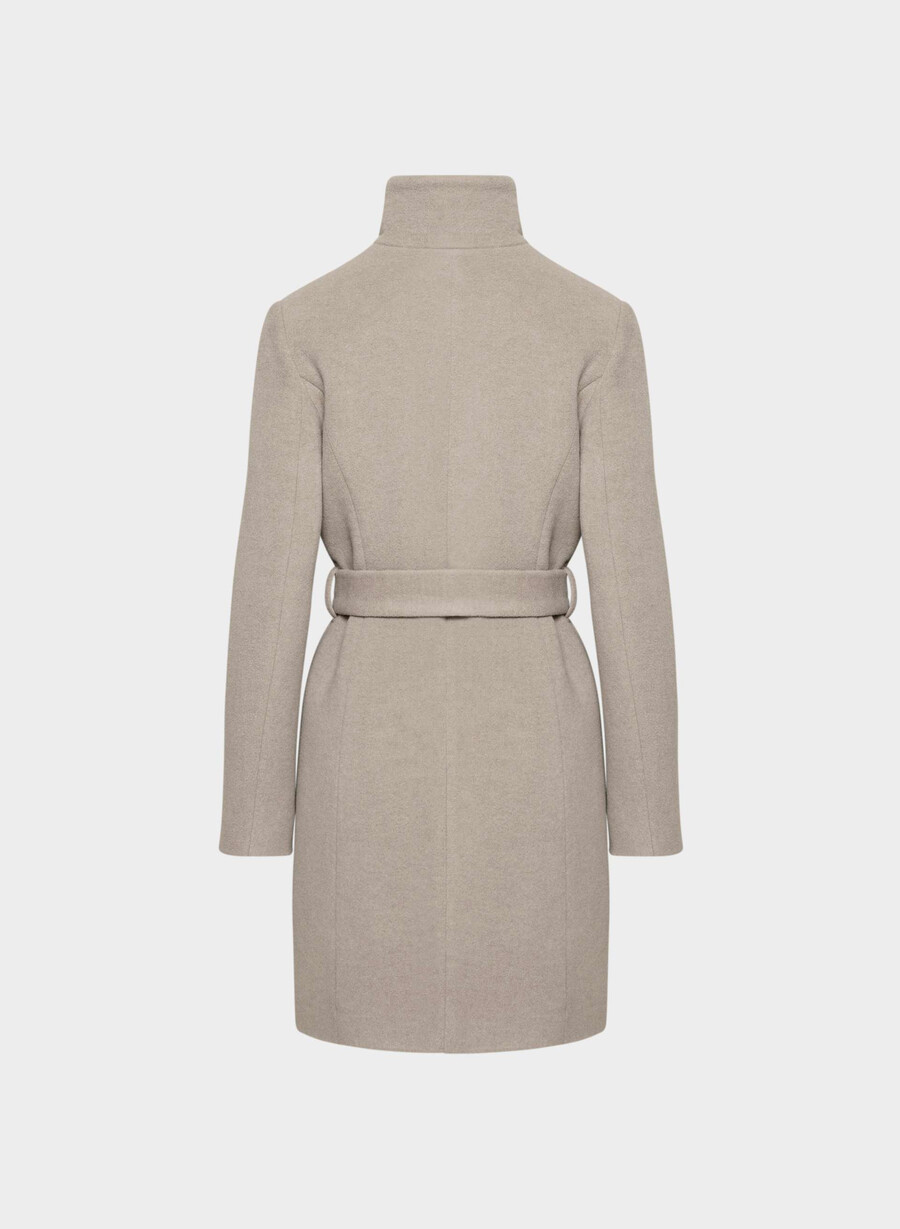 connor-kåpen - myk ullkasjmir heather warm taupe