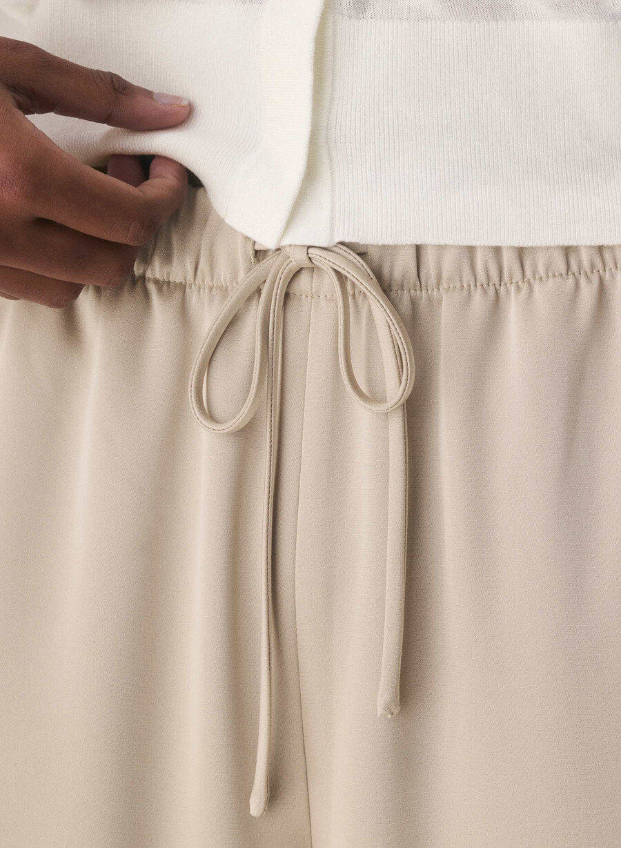 the lodge pant - sateng marcona beige