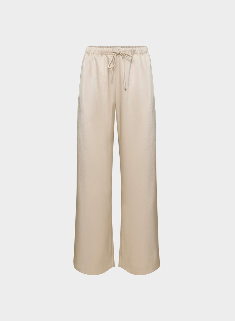 the lodge pant - sateng marcona beige