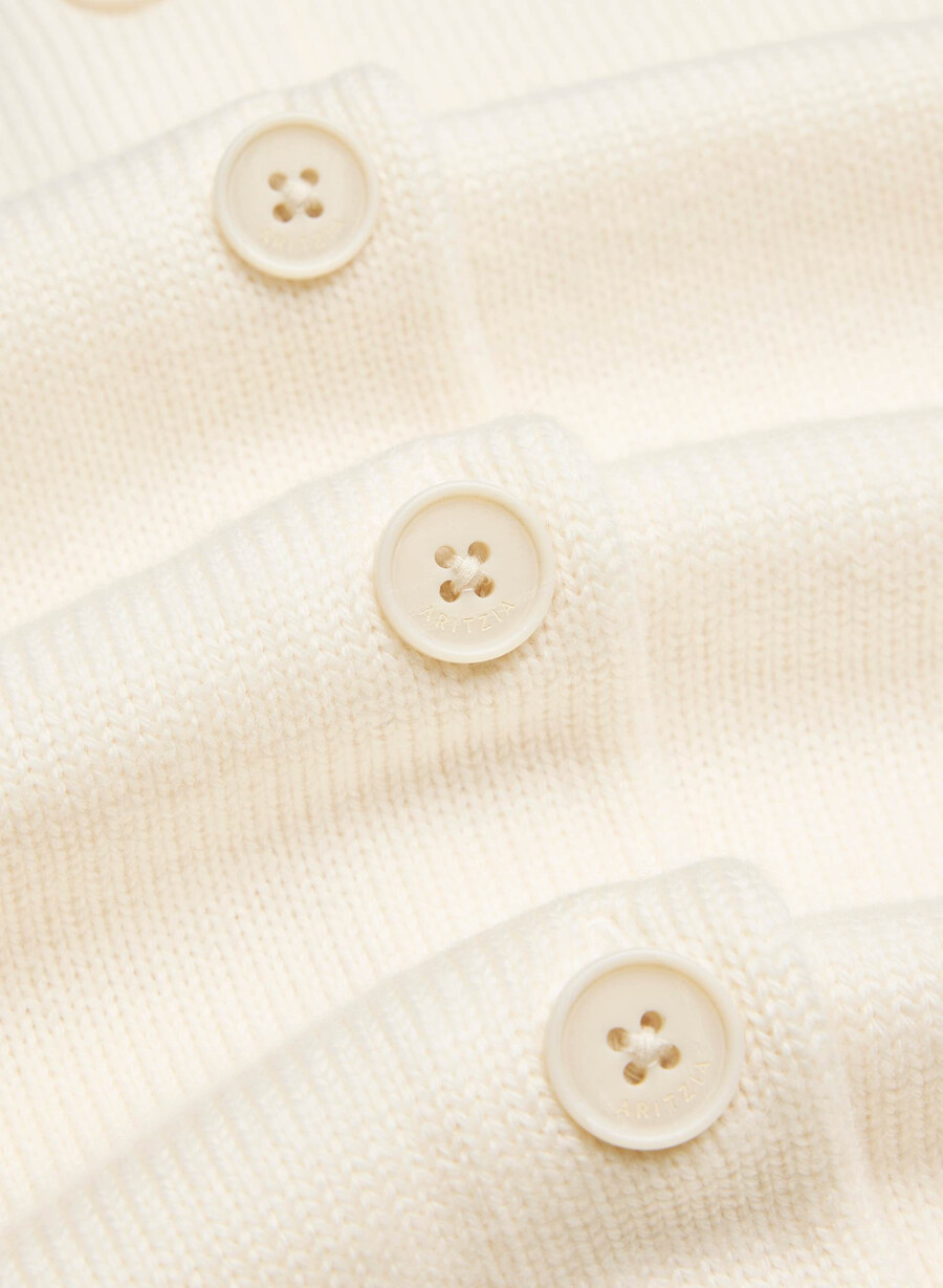 essential merinoull cardigan i blinkende rød