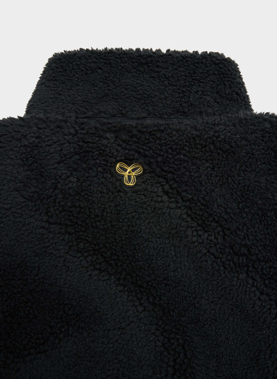 glacier zip hoodie svart