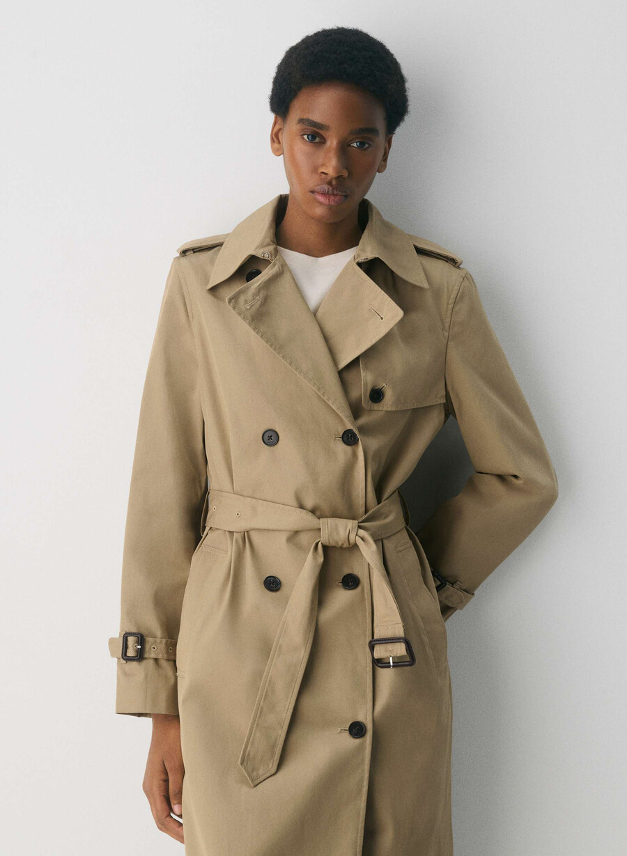 finch-trenchcoaten - city twill wicker tan
