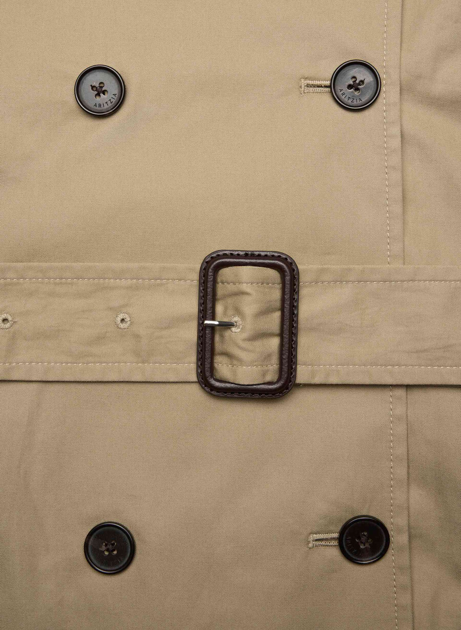 finch-trenchcoaten - city twill wicker tan