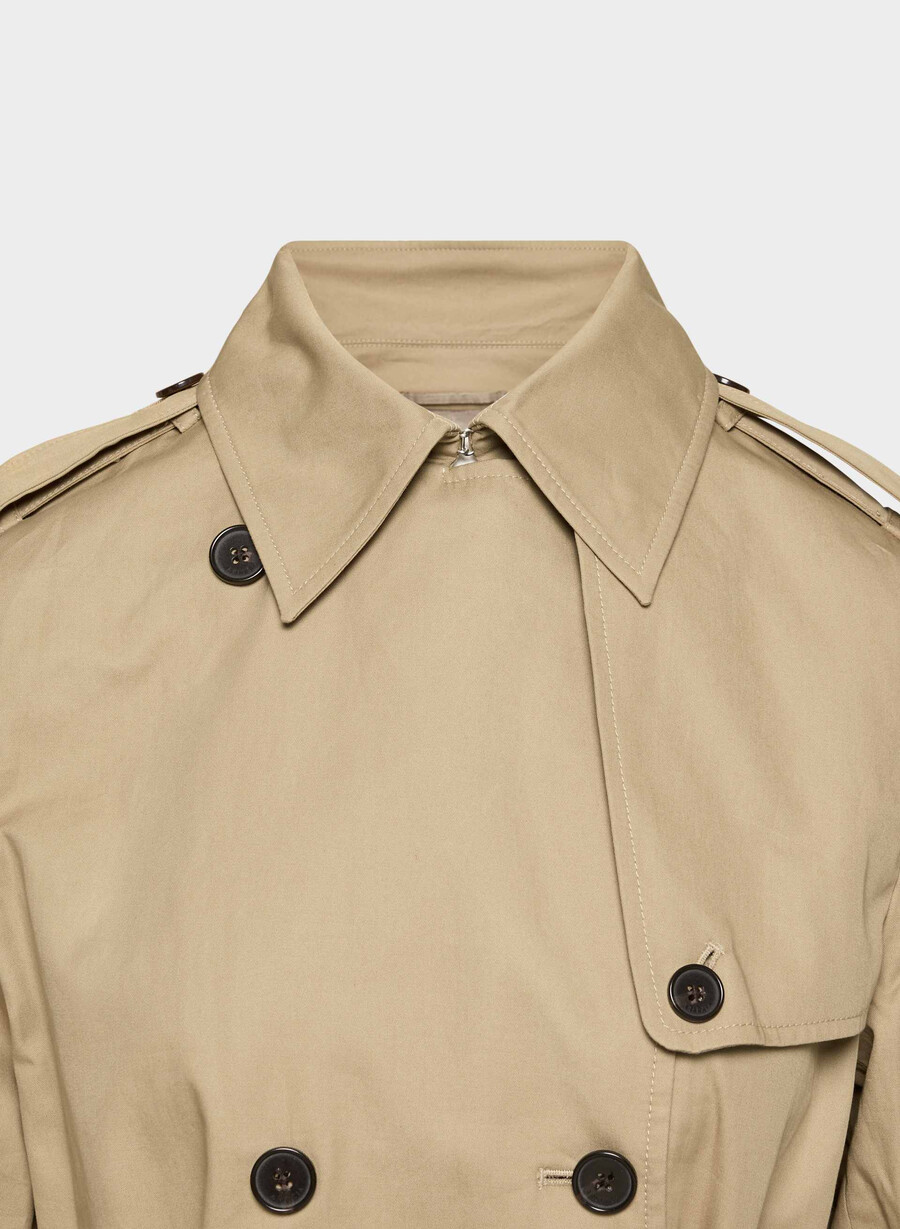finch-trenchcoaten - city twill wicker tan