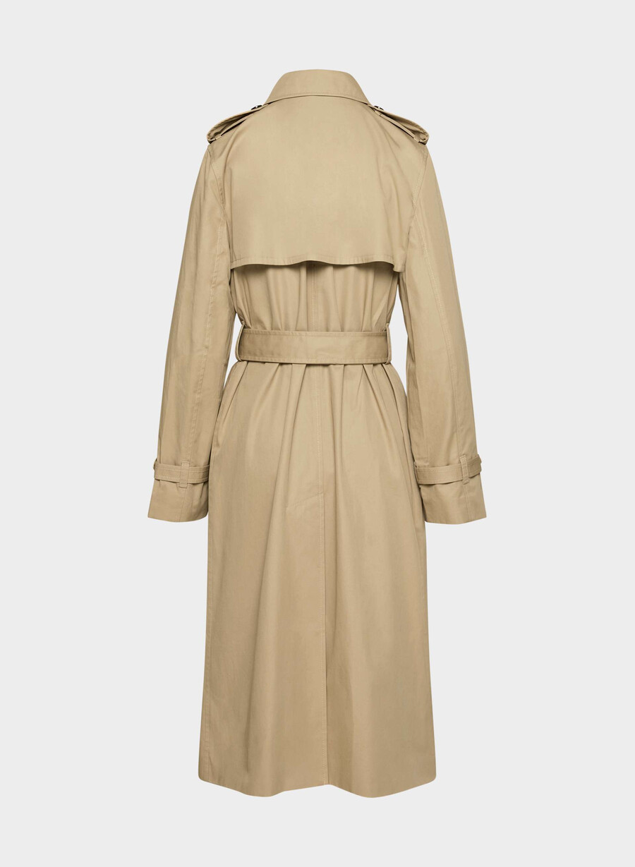 finch-trenchcoaten - city twill wicker tan