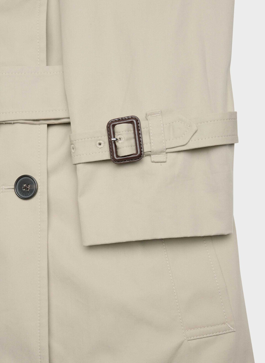 finch-trenchcoaten - city twill marcona beige