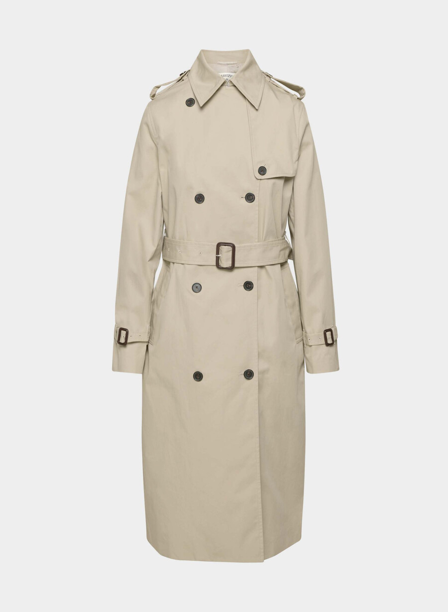 finch-trenchcoaten - city twill marcona beige