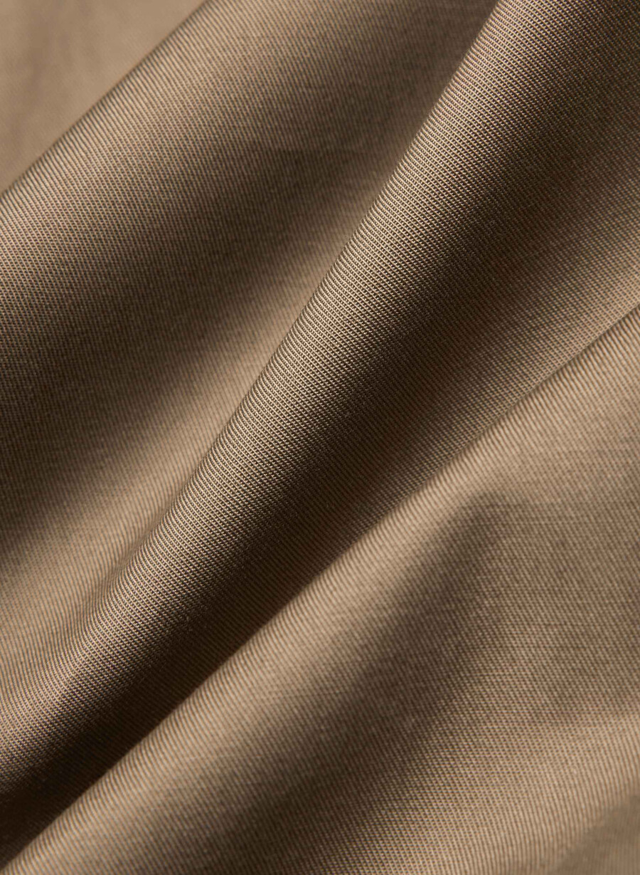 finch-trenchcoaten - city twill folio brun