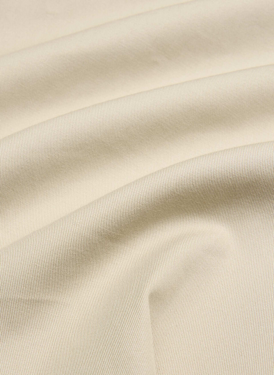 ny the finch mid trench coat - city twill marcona beige