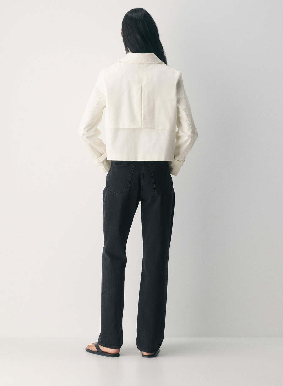 esquire trench coat - city twill lys bjØrk